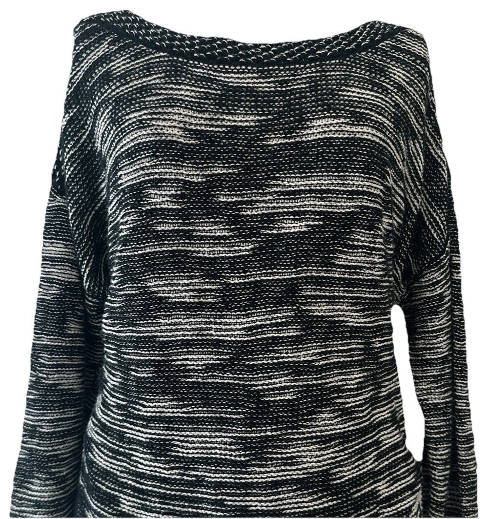 Eileen Fisher 100% Organic Light Cotton Sweater Women’s Large Fisherman, Coastal
